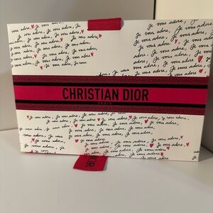 Christian Dior Red & Black Gift Bag